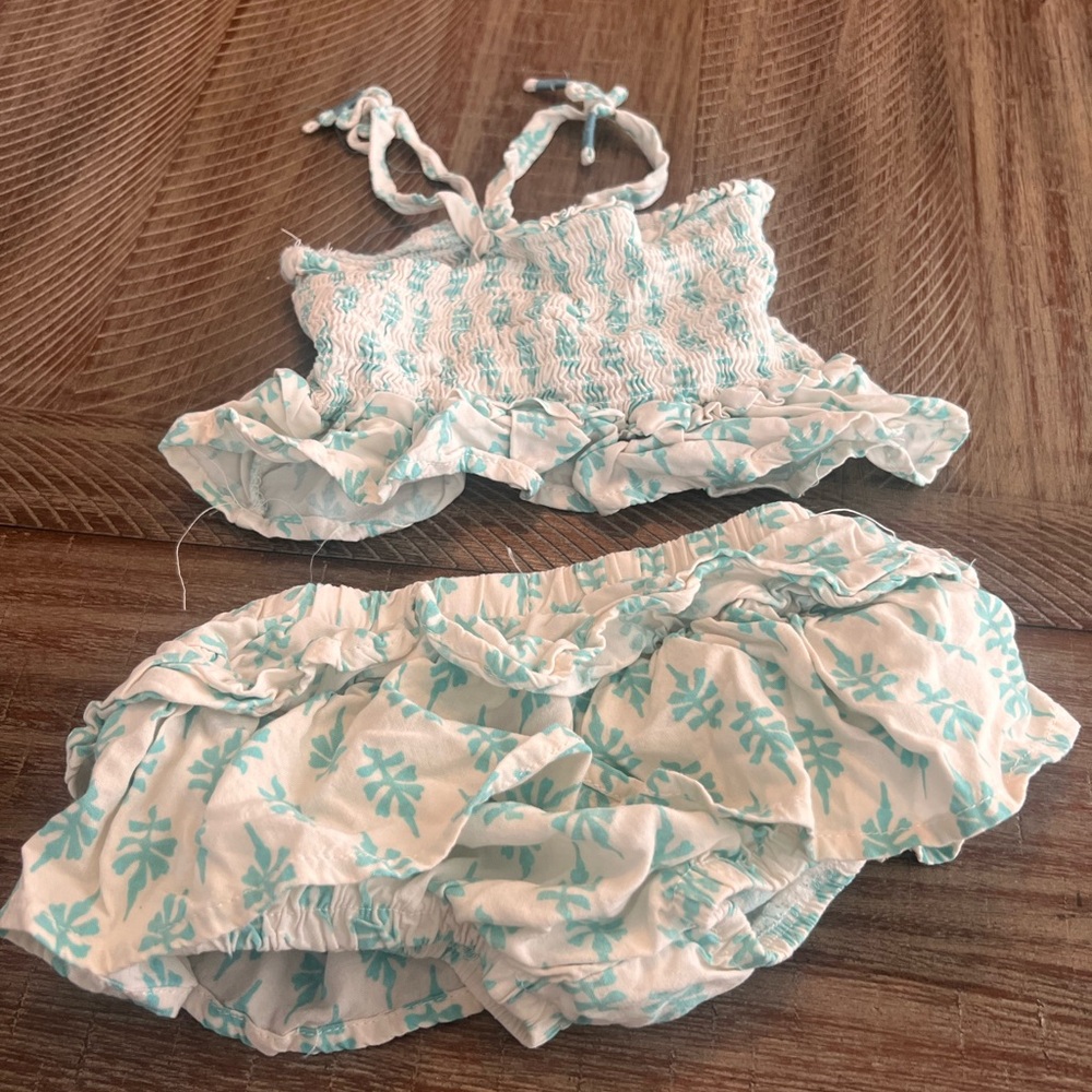 Jessica simpson matching set baby girl 6-9M - Picture 3 of 3